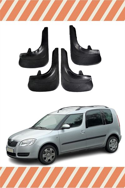 ATALAY TİCARET Skoda Roomster 4-Piece Dust Cover Fender Mud Flap