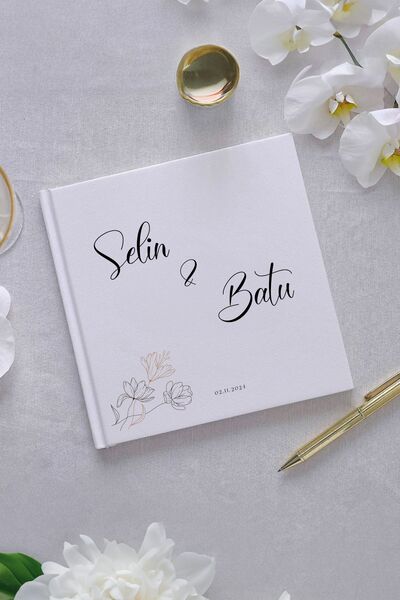 Pera Wedding Wedding Special Day Memory and Visitor Book 21cm X 21cm 50 Sheets