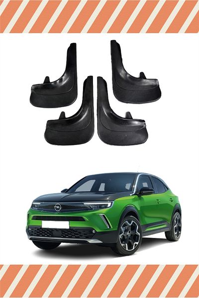Heda Tex Db Opel Mokka 2012-2020 Racing Written 4-Piece Dust Cover Mudguard Mudguard