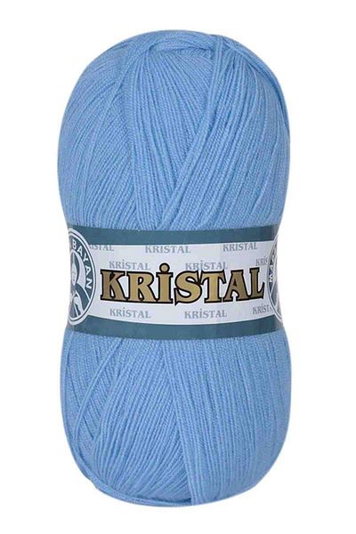 Ören Bayan Medium Blue Knitted Crystal Hand Knitting - Thread 012