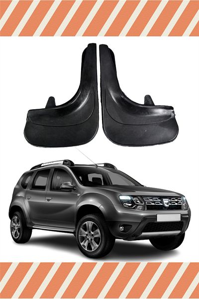 NOVDES Yb for Dacia Duster 2010-2017 2Pcs Dust Cover Mudguard Mudflap