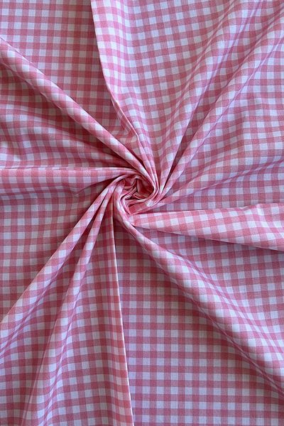 Doray Kumaş Βαμβακερό ύφασμα ποπλίνας με σχέδιο Gingham / DRY 161