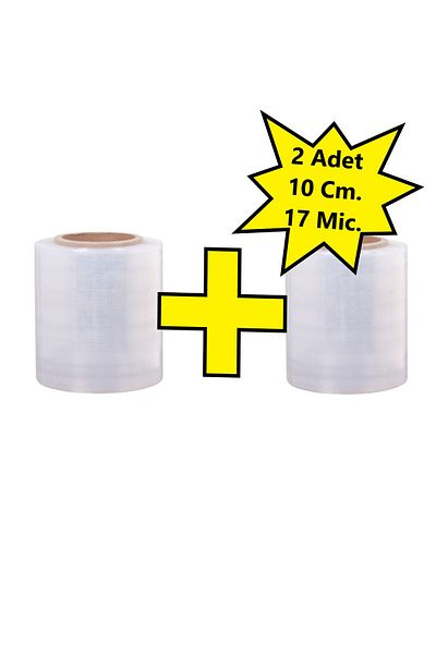 tify Transparent Stretch Pallet - 10 Cm, 17 Mic, 400Gr / 300Mt, 2 Pieces