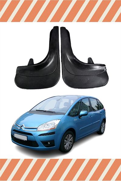 Heda Tex Citroen C4 04-11 2-Piece Dust Cover Mudguard Mudflap