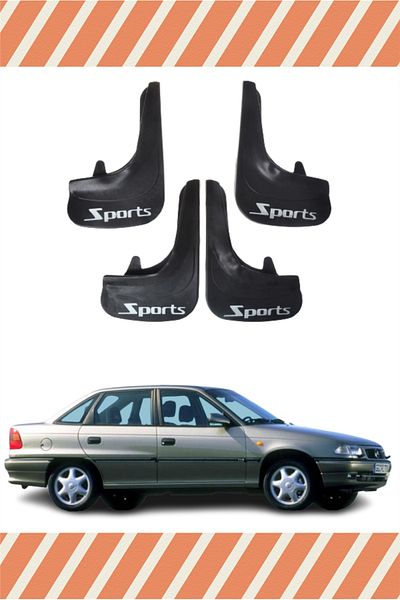 ATALAY TİCARET Yb Opel Astra F Sd 1991-2007 Sports Written 4-Piece Dust Cover Mudguard Mudguard