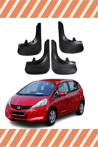 Heda Tex Hg Honda Jazz 2009-2015 Racing Written 4-Piece Dust Cover Mudguard Mudguard