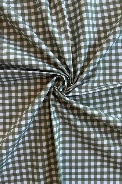 Doray Kumaş Βαμβακερό ύφασμα ποπλίνας με σχέδιο Gingham / DRY 161
