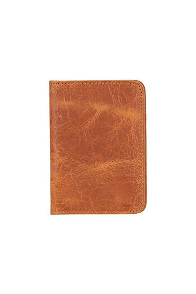 PLM Enrico Slim Leather Card Holder TN11 Caramel