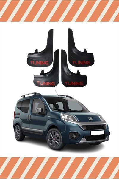 Heda Tex Fiat Fiorino All Safes Tuning Written 4-Piece Fender Mudguard
