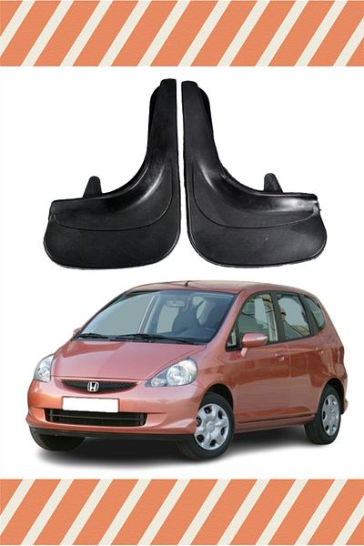 Heda Tex Yb Honda Jazz 2002-2008 2Pcs Dust Cover Mudguard Mudflap