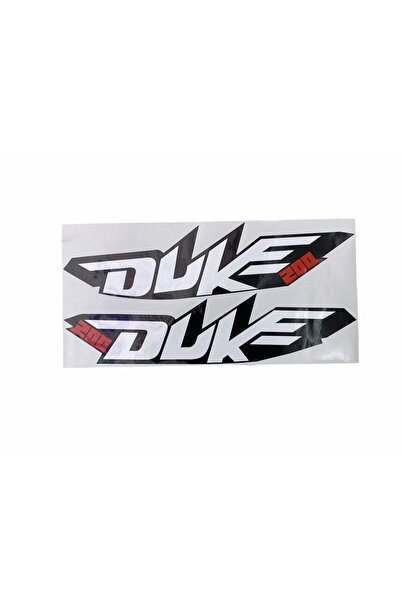 Motiker Ktm Duke 200 Depo Sticker Etiket Takım Modeli
