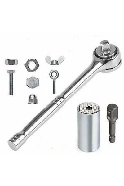 Light up Smart Wrench Socket Set 3 Pieces