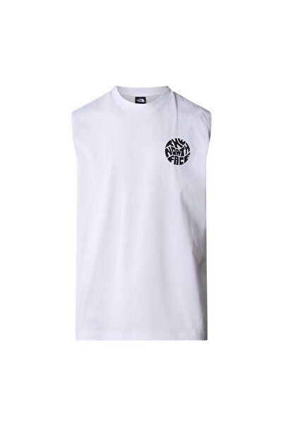 THE NORTH FACE M OVERSIZE FESTIVAL SQUARE TANK Erkek Ceket NF0A87F1FN41 Beyaz-L