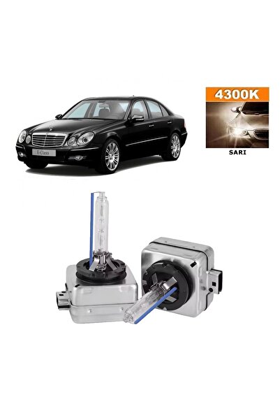 3 Tıkla Mercedes E Serisi W211 2001-2009 Xenon D1S / D1R 4300K Sarı HID Xenon...