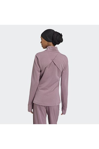 adidas Training Cover up Women's Pink Stand Collar Jacket