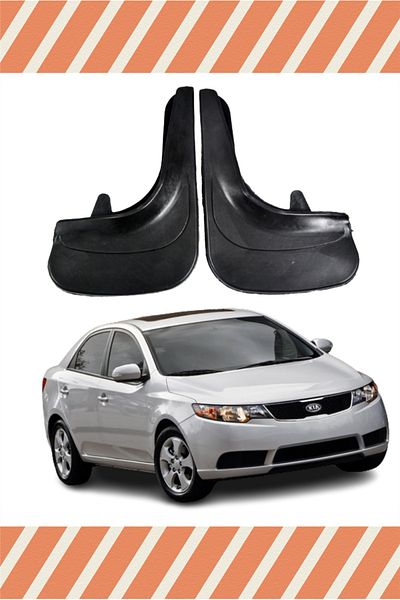 NOVDES Kia Cerato 2009-2015 - Set of 2 Dust Cover and Fender Mudguards