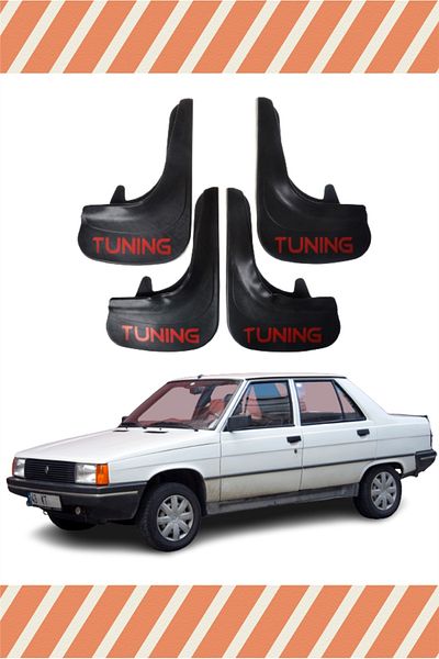 Heda Tex Db Renault Brodway Tuning Written 4-Piece Leggings Mudguard Mudguard