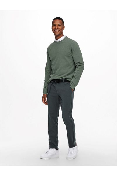 ONLY Onsceres Crew Neck Gray Slider