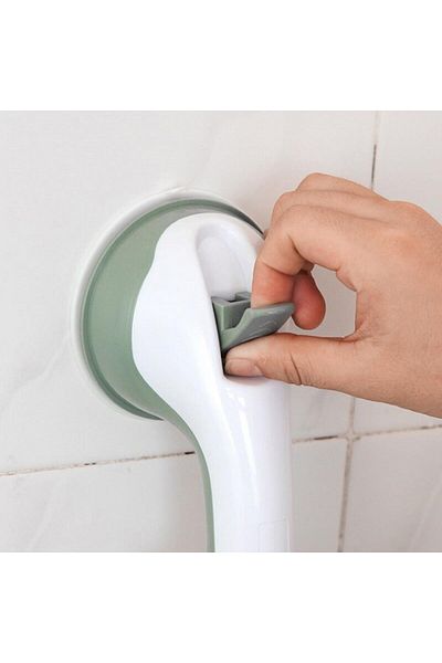 Go İthalat Anti-Fall and Anti-Slip Bathroom Toilet Lockable Holder with Suction Cups (4832)