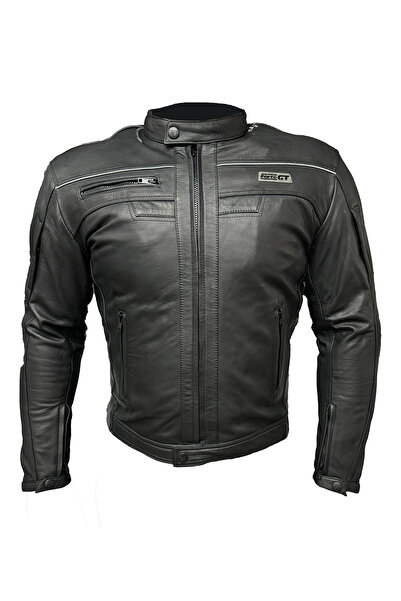 Forte GT Anatolia Hakiki Deri Korumalı Motorcu Montu