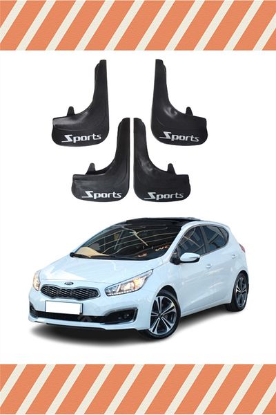 NOVDES Db Kia Ceed Sports Written 4-Piece Leggings Mudguard Mudguard