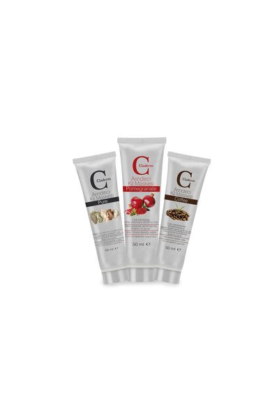 Claderm 50ml 3'lü (PURE-POMEGRANATE-COFFEE) Avantaj Paketi