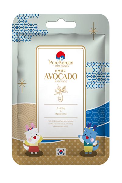 PURE KOREAN Avoshield Avocado Mask