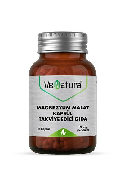 VeNatura Magnesium Malate Food Supplement 60 Capsules