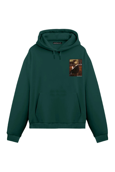 Mounte Bianca Unisex Signor Societa - Obična majica sa kapuljačom