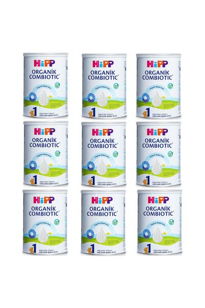 Hipp 1 Organik Combiotic Bebek Sütü 350 gr 9 ADET