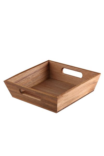 Queen’s Kitchen سلة خبز أكاسيا 20x20