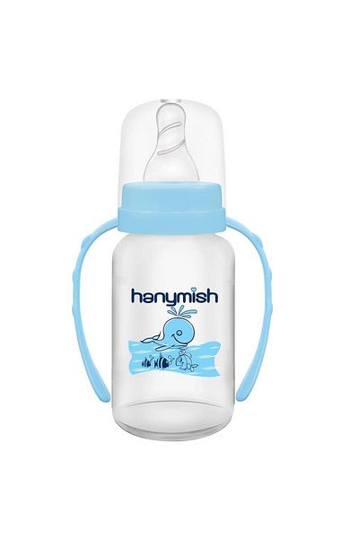 Hanymish 434 PP Baby Bottle with Handle 125 ml