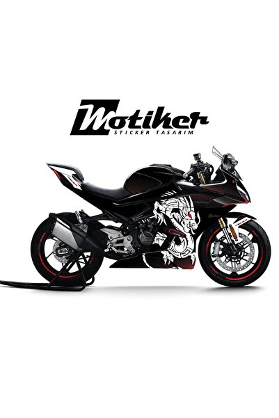 Motiker CFMOTO 450SR Dragon Beyaz Motosiklet Kaplaması