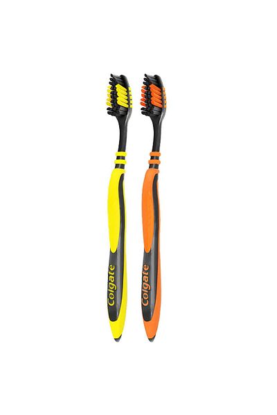 Colgate Zigzag Charcoal Medium Toothbrush 1 1