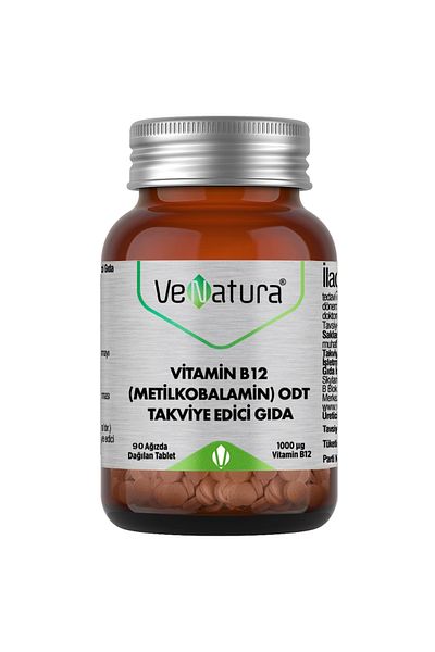VeNatura B12 Methylchobalamin Odt Food Supplement 90 Tablets