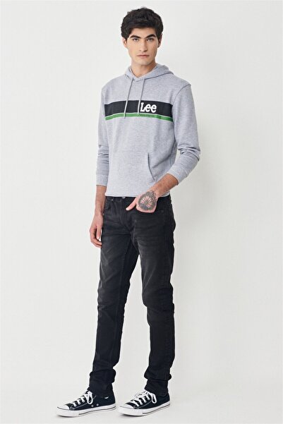 Lee Luke Slim Tapered Jean Trousers Green Mist