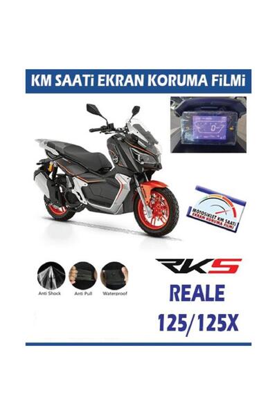 Motiker RKS Reale 125/125X Motosiklet Ekran Km Koruyucu