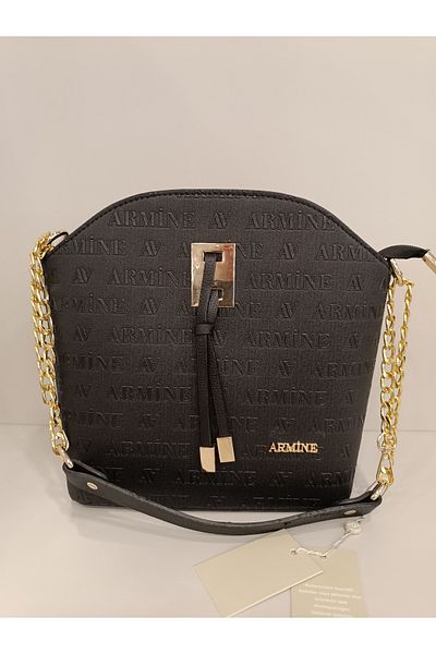 Armine Black Laser Cut 102 Women's Bag