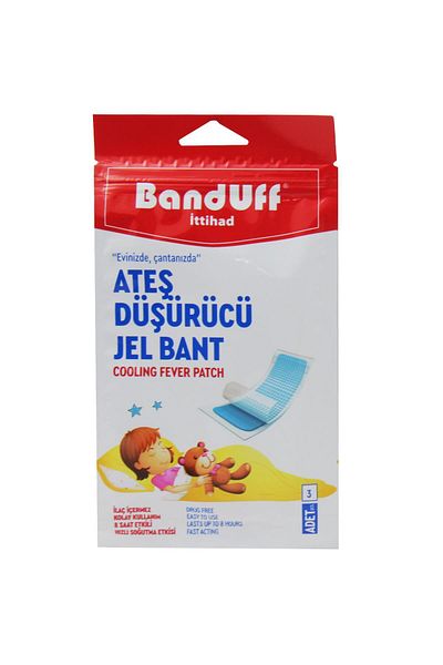 banduff مجموعة من 3 أشرطة جل لخفض الحمى