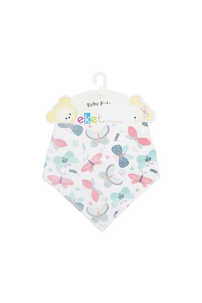 Ekebaby Combed Cotton Printed Scarf Apron 11981