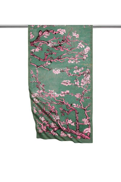 Bursa İpek Çağla Almond Flower Silky Scarf