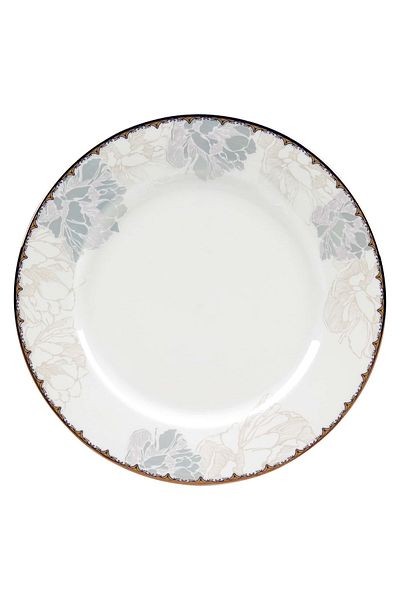 Queens 7.5" BONE CHINA DESSERT PLATE LOTUS ZGBC038
