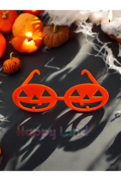 Happyland Halloween Pumpkin Glasses Orange Plastic Halloween Pumpkin Pattern Glasses