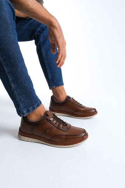 Santamarina Ανδρικά παπούτσια Zeta δερμάτινα με κορδόνια casual