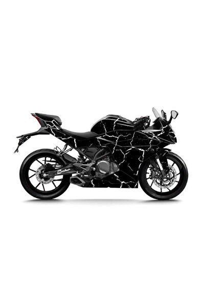 Motiker CFMOTO 250SR Sticker 2020-2024 Şimşek Desen Kaplama Sticker Etiket Mo...