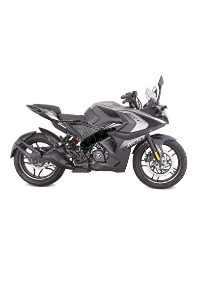 Motiker Bajaj RS200 Şimşek (Lightning) Yeşil Desen Orta Şase Sticker Etiket M...