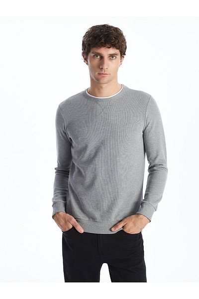 LC Waikiki LW – Langarm-Sweatshirt für Herren mit Rundhalsausschnitt