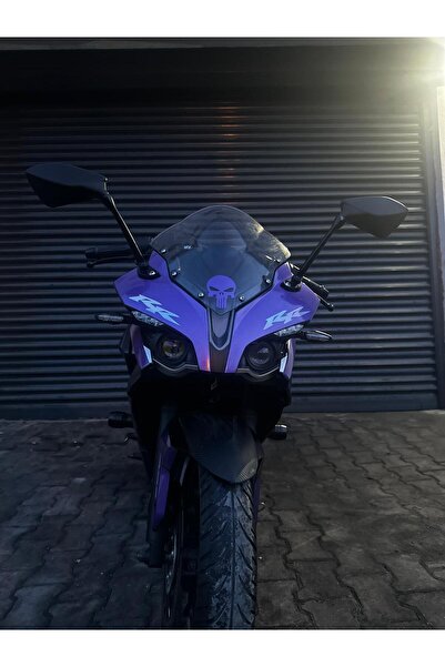 Motiker Bajaj RS200 Sticker Mor ve Hologram Parçalı Tasarım Motosiklet Etiket...