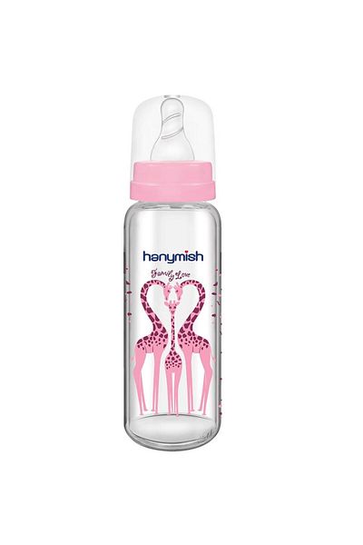 Hanymish 400 Glass Baby Bottle 240 ml