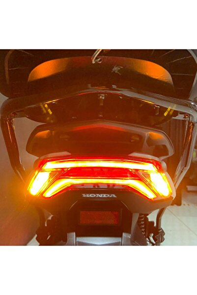 Motiker Honda PCX 2023 Arka Stop Şeffaf Koruma Kaplama Etiket Modeli